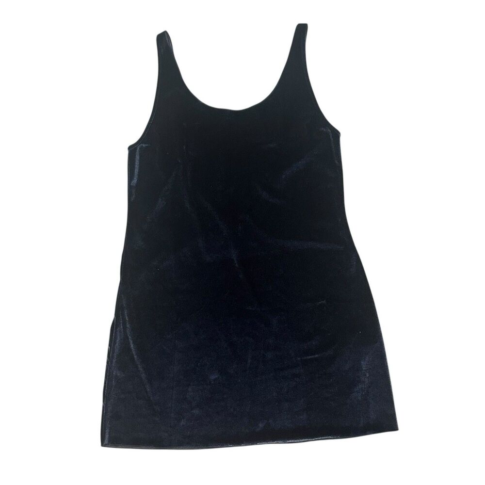 Pull and Bear Velvet Mini Little Black Dress Women's Size S New Years Eve Party